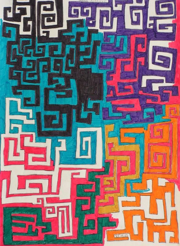 Formen 5, 1969, Filzstift-Papier, 21x30.jpg